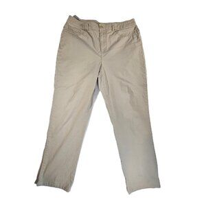 Coldwater Creek Classic Fit Khaki Pants Size 16